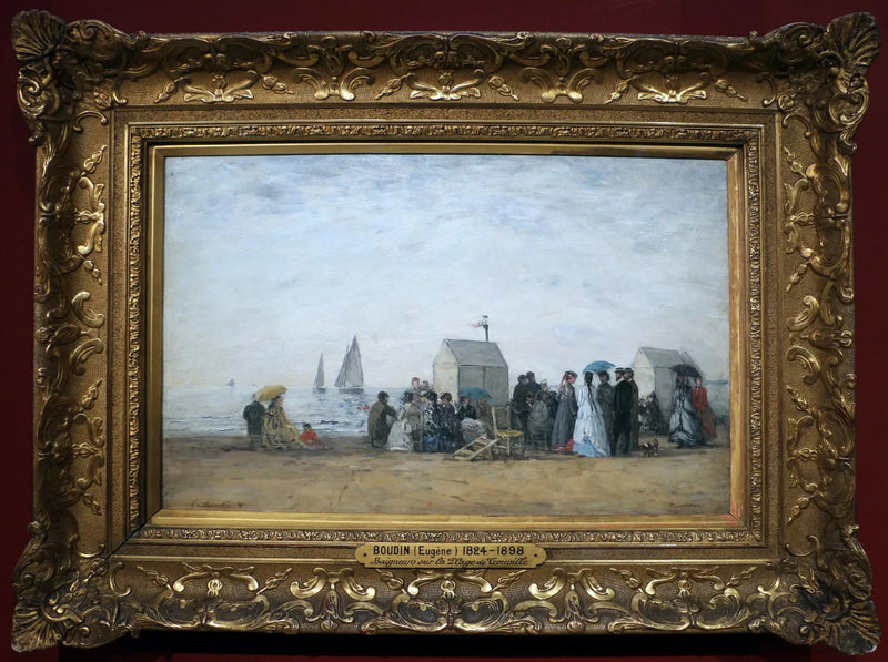 Trouville Plajı - Eugène Boudin