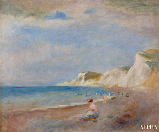 La plage de Varangeville - Pierre-Auguste Renoir - Reproductions de tableaux et peintures haut de gamme
