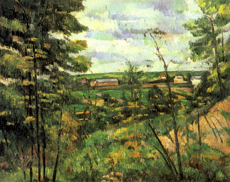 Chou Ocaklarından Görünüm Saint-Ouen-l'Aumône Ovası - Paul Cézanne
