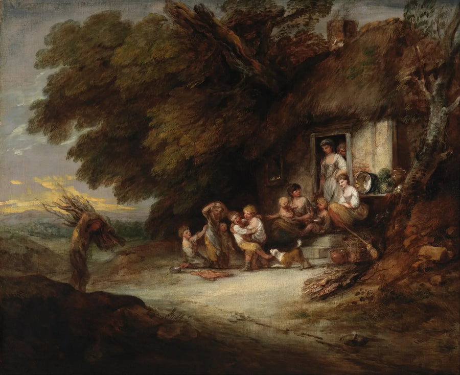 Köy evi kapısı - Thomas Gainsborough