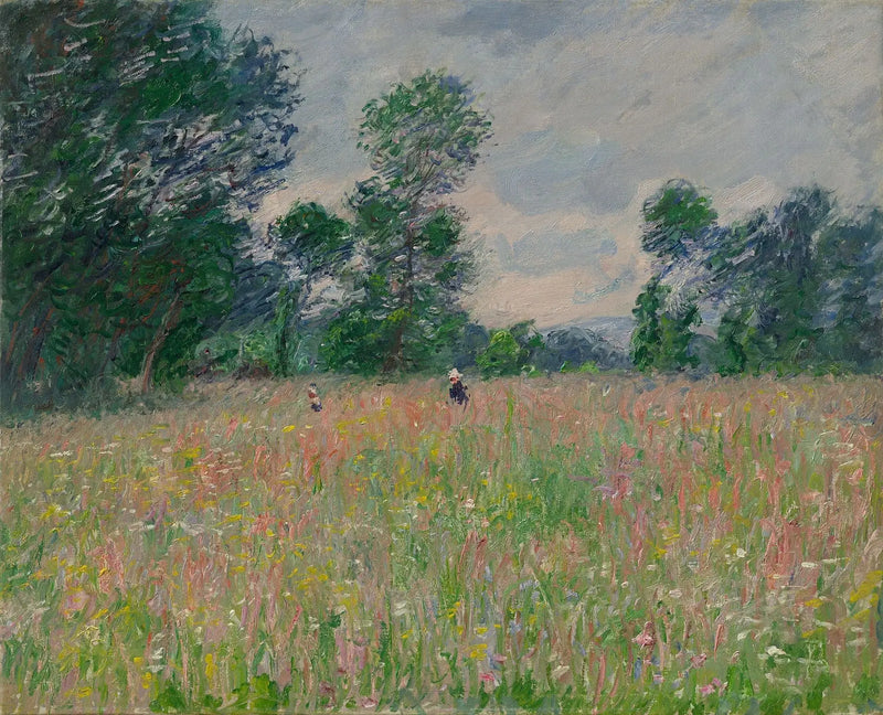 Çiçekli Çayır - Claude Monet