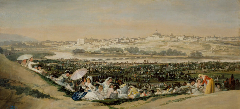 Saint-Isidore Ovası - Francisco de Goya