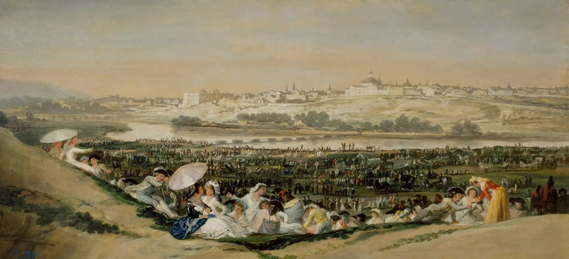 Saint-Isidore Ovası - Francisco de Goya