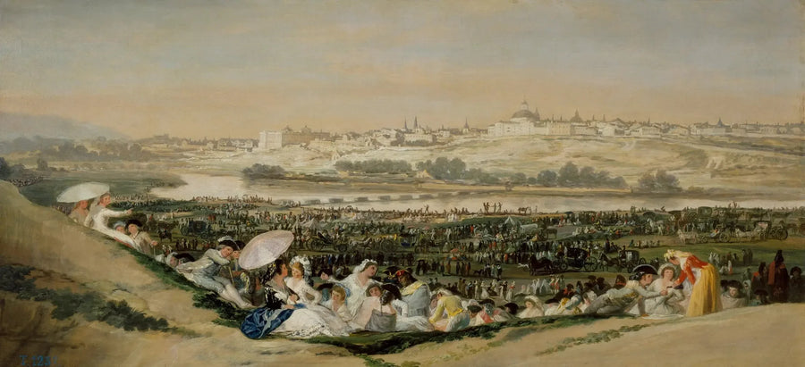 Saint-Isidore Ovası - Francisco de Goya
