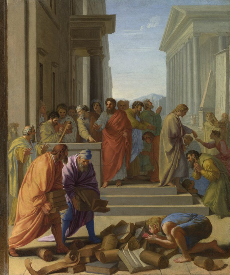 Aziz Pavlus'un Efes'teki Vaazı - Eustache Le Sueur