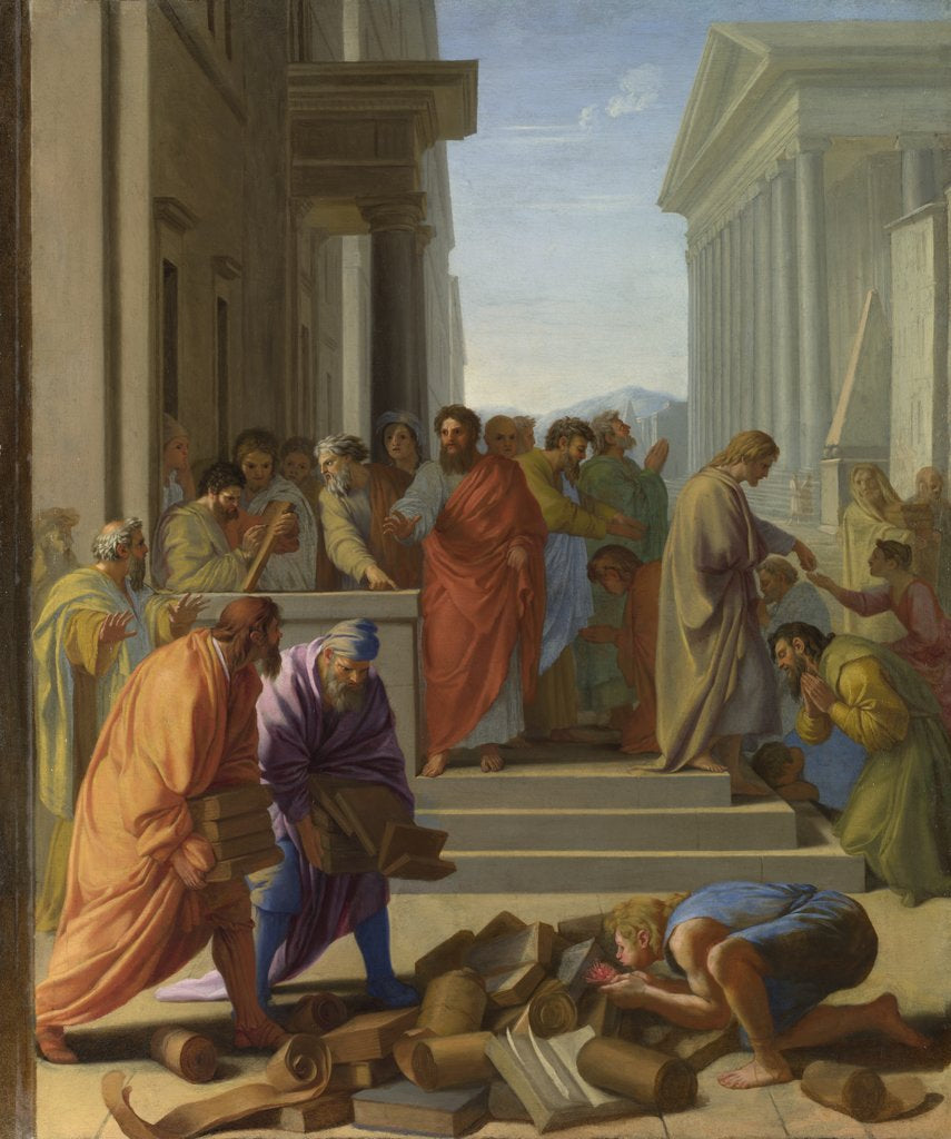 Aziz Pavlus'un Efes'teki Vaazı - Eustache Le Sueur