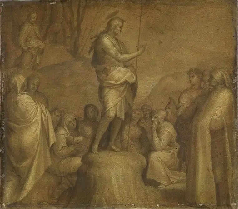Yuhanna Vaftizci'nin Vaazı - Andrea del Sarto
