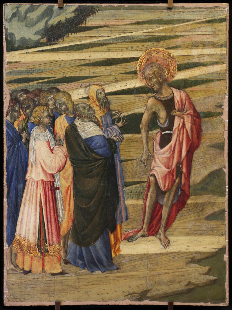 St. John Baptist'in Vaazı - Giovanni di Paolo