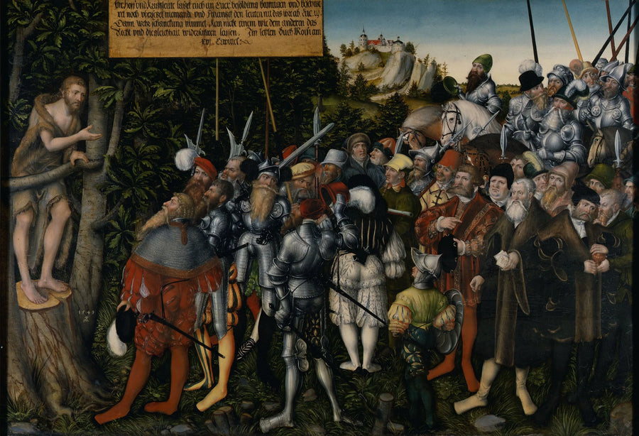 Aziz Yuhanna Vaazı - Lucas Cranach the Elder