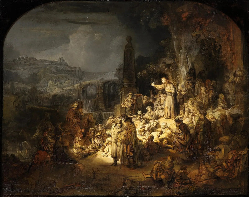 Aziz Yahya'nın Vaazı - Rembrandt