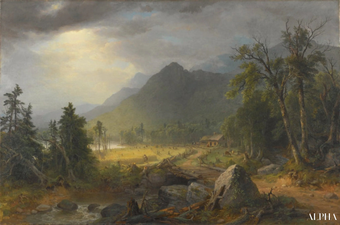 La première moisson dans le désert - Asher Brown Durand - Reproductions de tableaux et peintures haut de gamme