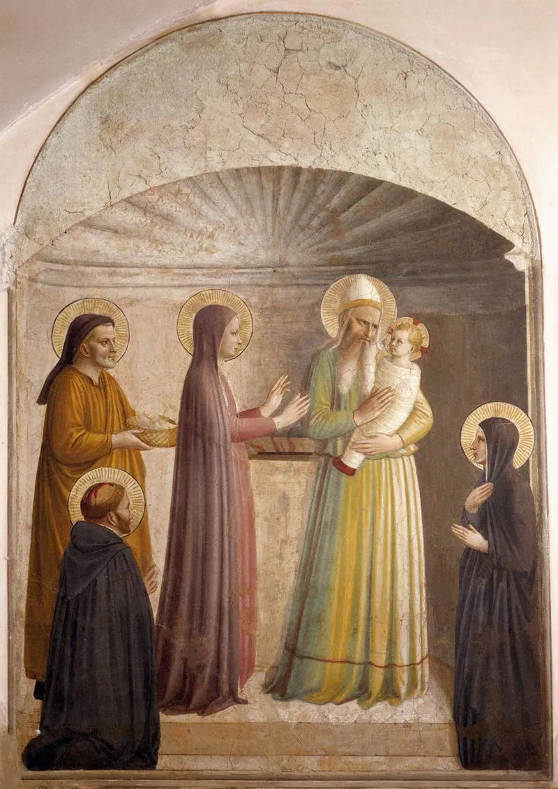 Tapınağa Sunum - Fra Angelico