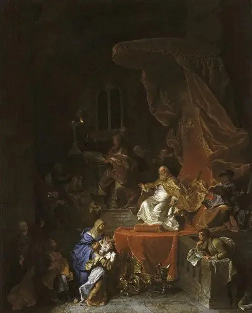 Tapınakta Sunum - Hyacinthe Rigaud
