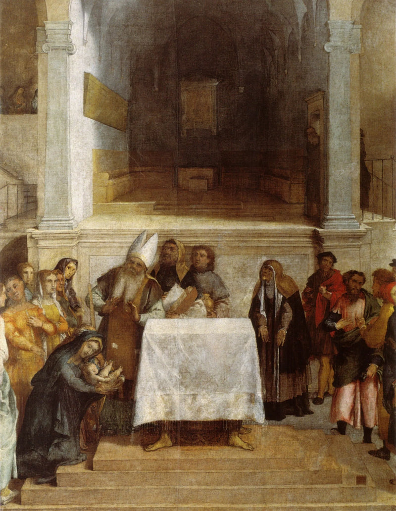 Tapınakta Sunum - Lorenzo Lotto