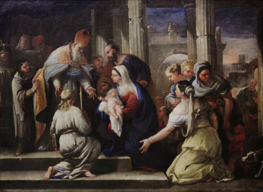 Tapınağa Sunum - Luca Giordano