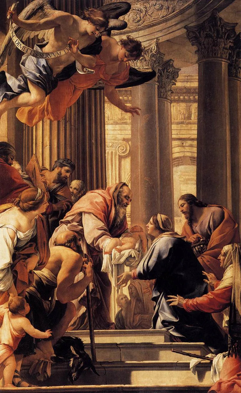 Tapınakta Sunum - Simon Vouet