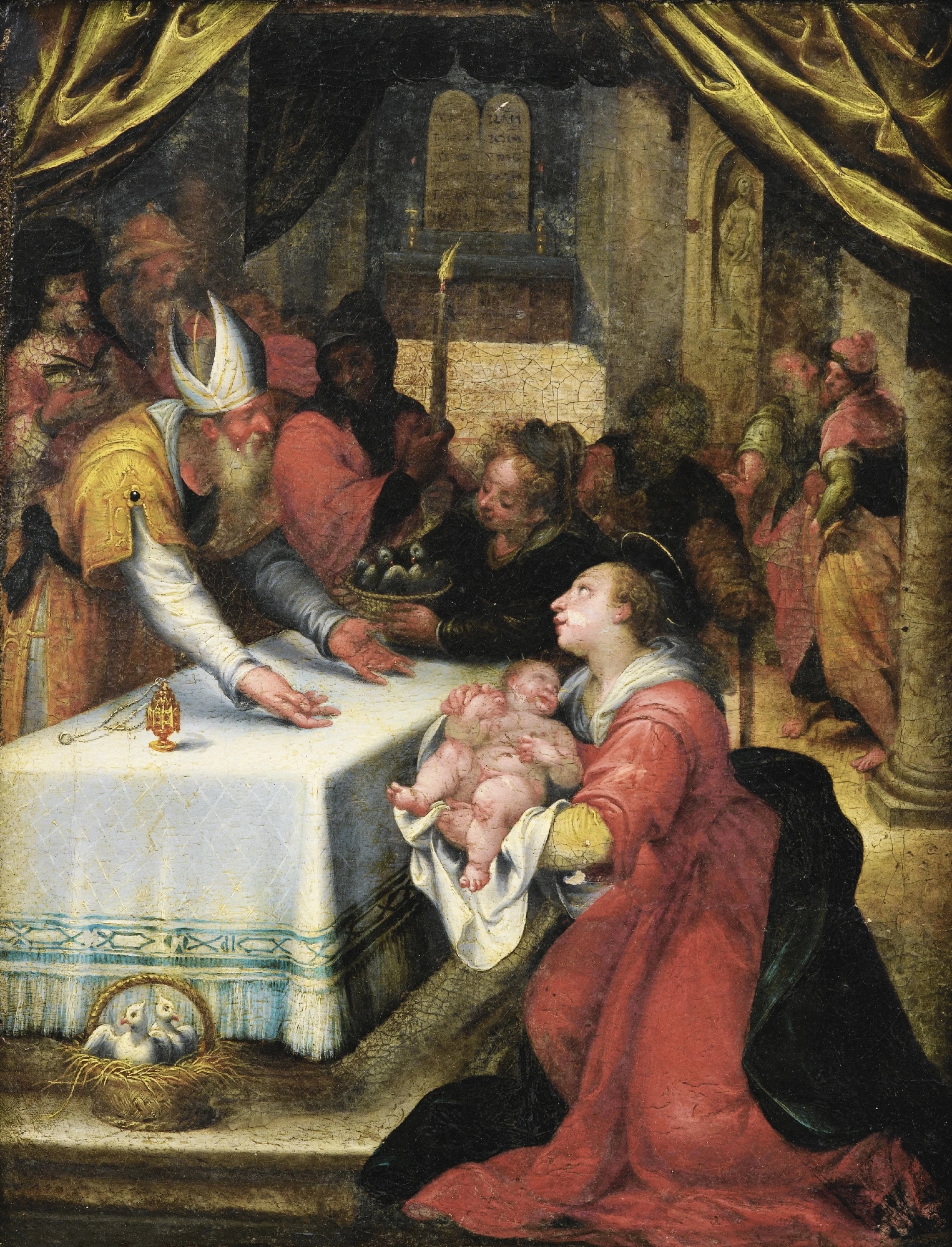 La présentation de Jésus au Temple - Denis Calvaert