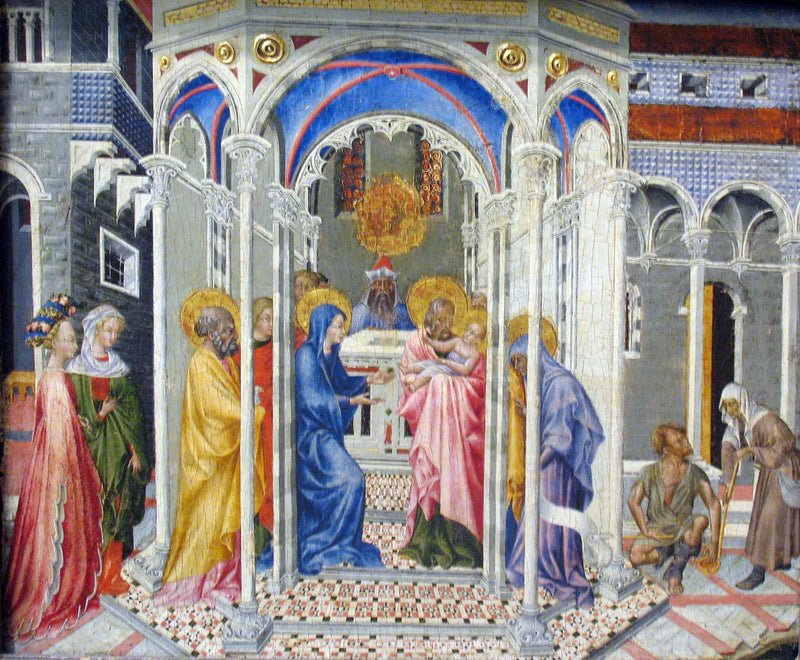 İsa'nın Tapınağa Sunumu - Giovanni di Paolo