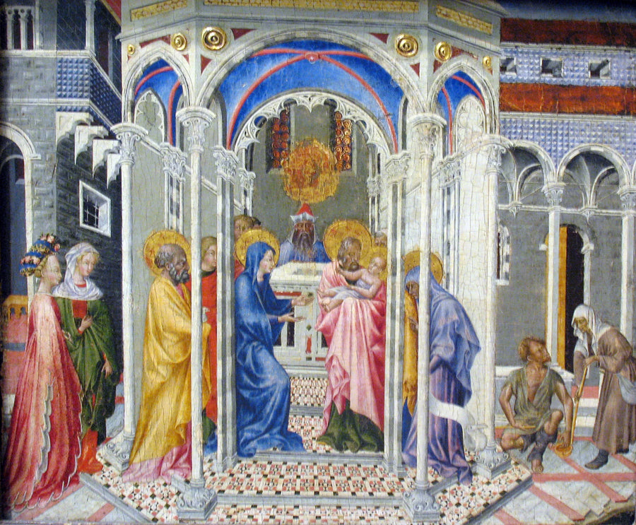 İsa'nın Tapınağa Sunumu - Giovanni di Paolo