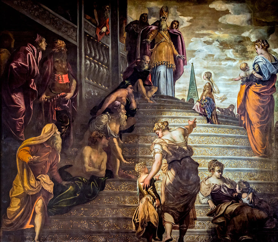 Bakire'nin Tapınakta Sunumu - Jacopo Tintoretto