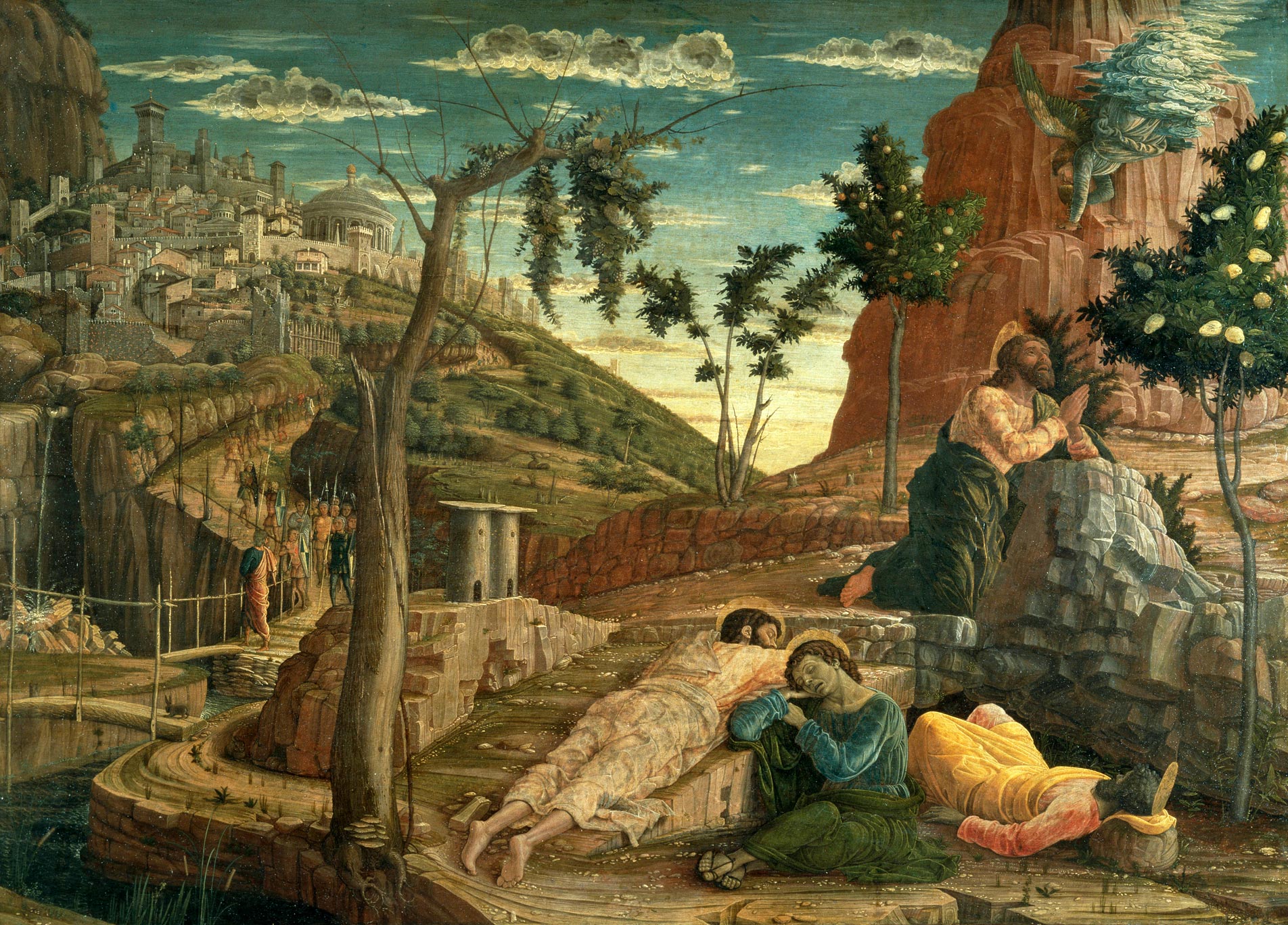 La Prière au Jardin des Oliviers - Andrea Mantegna