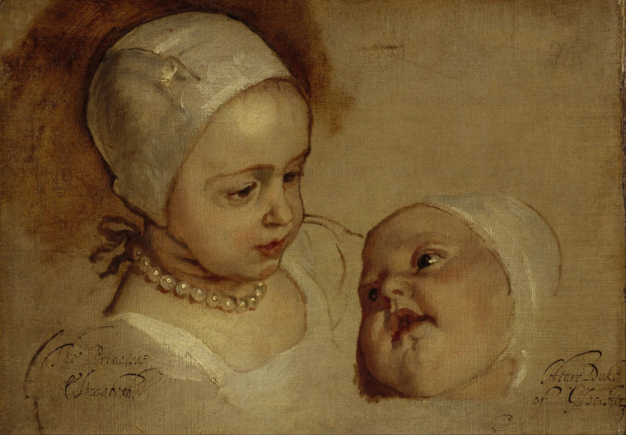 Prenses Elizabeth ve Prenses Anne - Antoine van Dyck