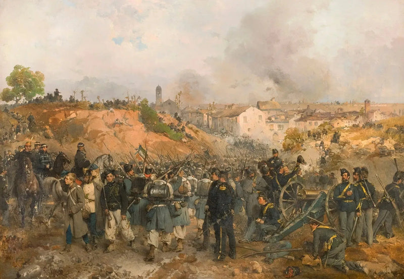 Palestro'nun İşgali 30 Mayıs 1859 - Gerolamo Induno