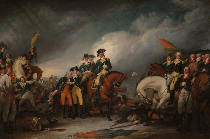 Hessoislerin Trenton'daki Çekişmesi, 26 Aralık 1776 - John Trumbull