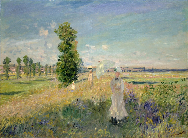 Argenteuil W379'da Yürüyüş - Claude Monet