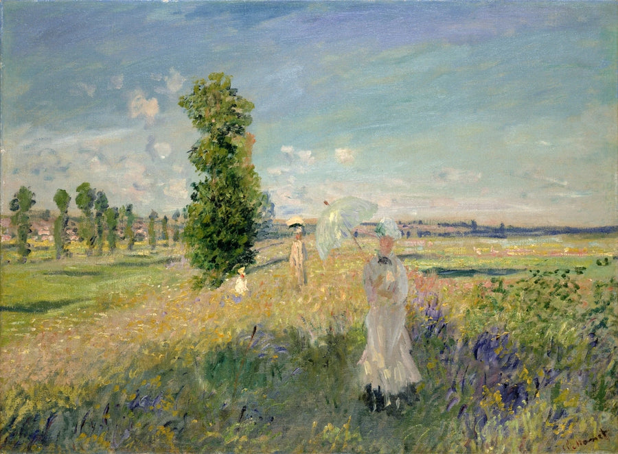 Argenteuil W379'da Yürüyüş - Claude Monet
