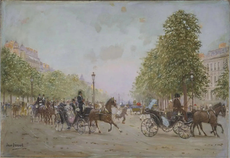 Champs-Elysées'de Yürüyüş - Jean Béroud