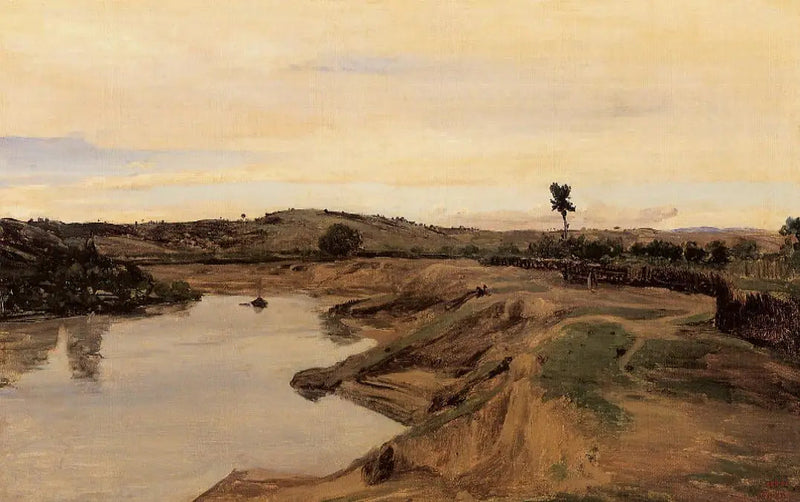 Poussin'in Yürüyüşü, Roma kırsalı - Jean-Baptiste Camille Corot