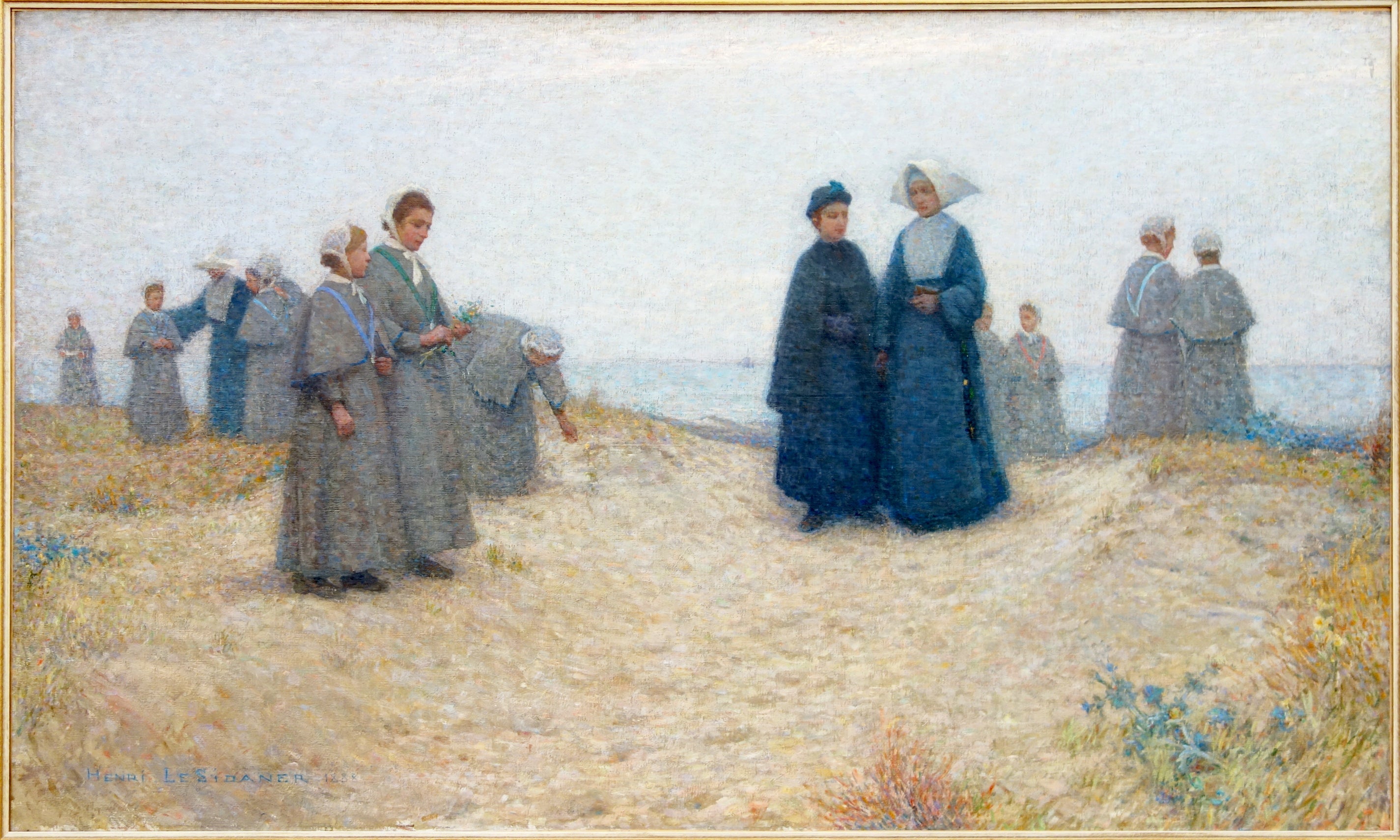 La promenade des orphelines, Berck - Henri Le Sidaner