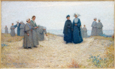 La promenade des orphelines Berck - Henri Le Sidaner - Alpha Reproduction