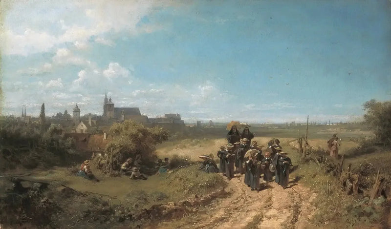 Manastır Yürüyüşü - Carl Spitzweg