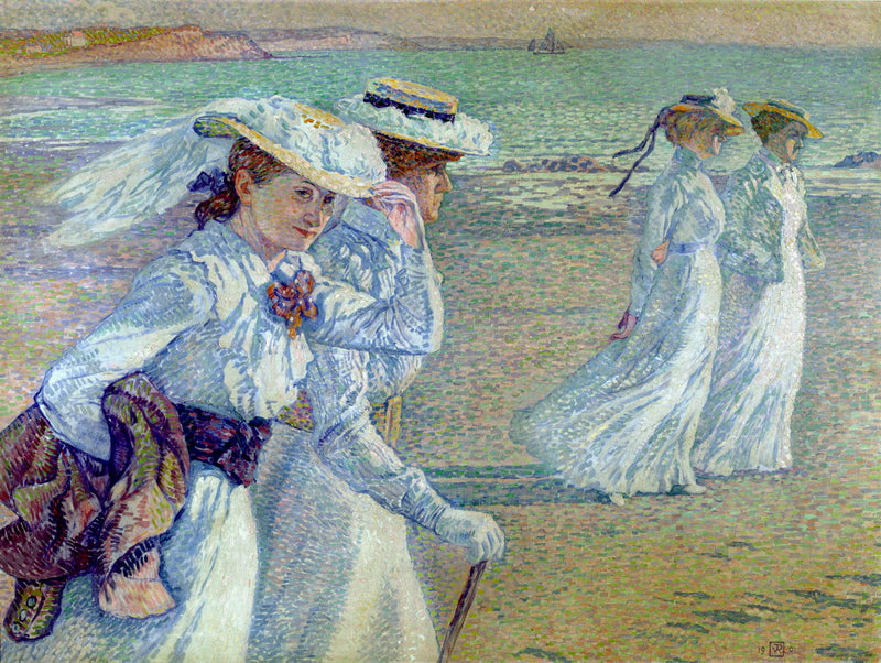 La Promenade - Théodore van Rysselberghe