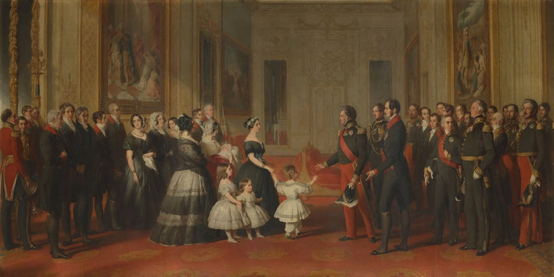 Louis-Philippe, Fransızların Kralı, Windsor Şatosu'nda kabulü, 8 Ekim 1844 - Franz Xaver Winterhalter