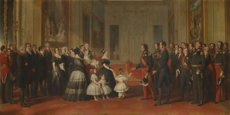 Louis-Philippe, Fransızların Kralı, Windsor Şatosu'nda kabulü, 8 Ekim 1844 - Franz Xaver Winterhalter