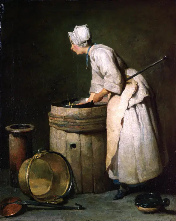 La récureuse - Jean Simeón Chardin