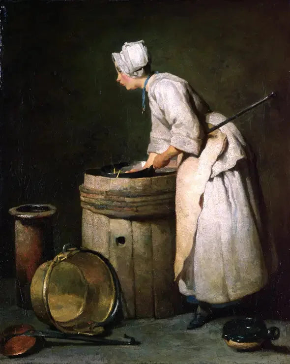 La récureuse - Jean Simeón Chardin