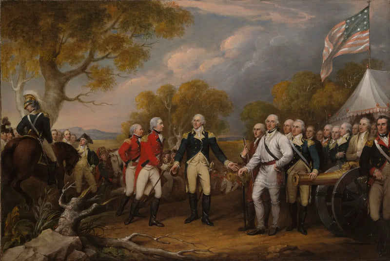 1777 Ekim 16'da Saratoga'da General Burgoyne'un Teslimi - John Trumbull
