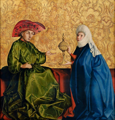 La reine de Saba devant le roi Salomon - Konrad Witz - Alpha Reproduction