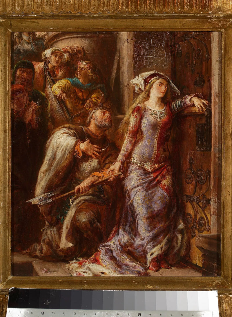 Jadwiga Kraliçe ve Dymitr de Goraj - Jan Matejko