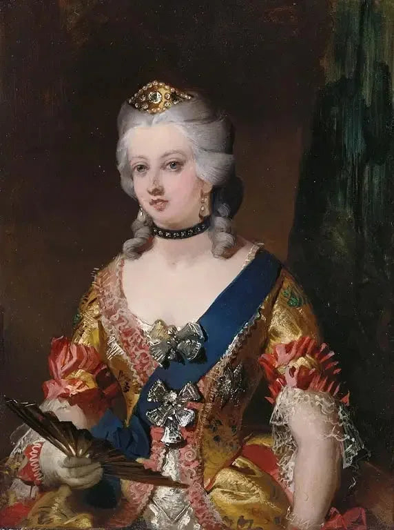 Victoria Kraliçesi (1819-1901) hayali kostümde - Edwin Henry Landseer