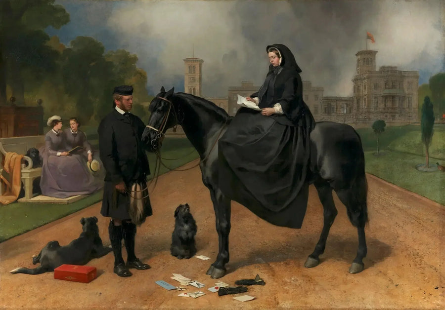 Victoria Kraliçesi Osborne'da - Edwin Henry Landseer