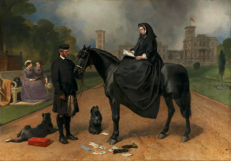 Victoria Kraliçesi Osborne'da - Edwin Henry Landseer