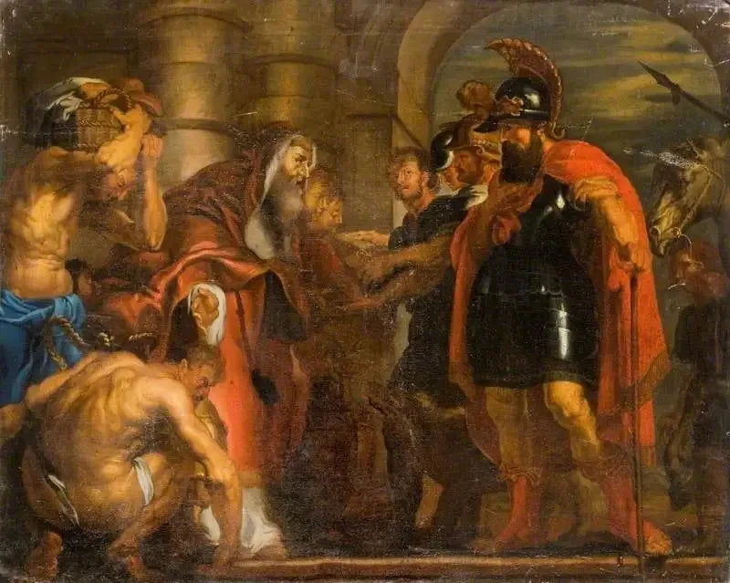 Abraham ve Melkisedek'in Buluşması - Peter Paul Rubens
