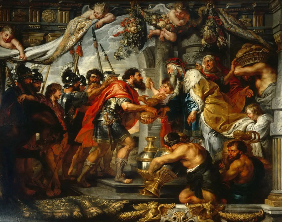 İbrahim ve Melkisedek'in Buluşması - Peter Paul Rubens