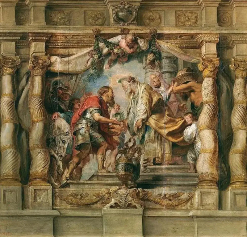 İbrahim ve Melkisedek'in Buluşması - Peter Paul Rubens