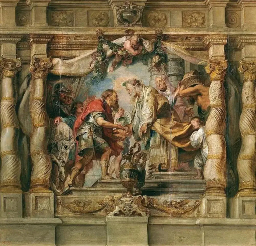 İbrahim ve Melkisedek'in Buluşması - Peter Paul Rubens